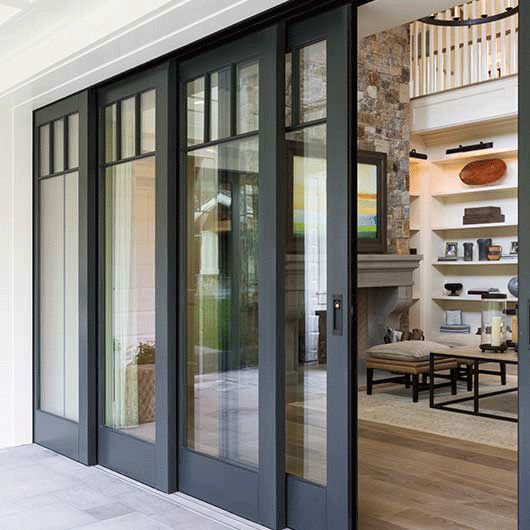 Telescoping Sliding Doors